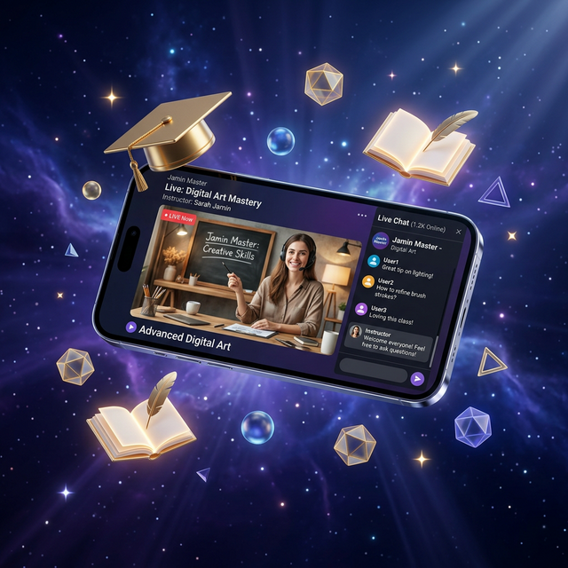 Jamin Master App Mockup